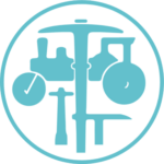 Bleck GmbH Website-Icon – Symbole für Tiefbau, Straßenbau und Kläranlagen